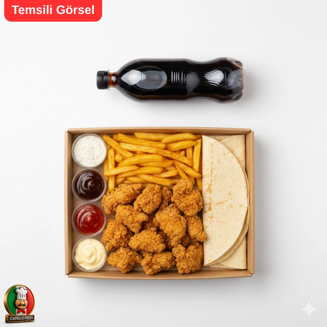 Cajun Baharatlı Çıtır Tavuk Menü 2 Cajun Baharatlı Çıtır Tavuk Menü 2 - Görsel 1